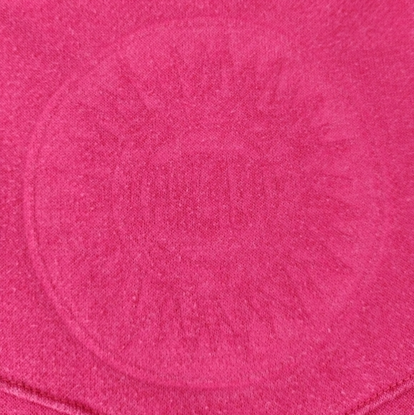 Vintage 80s Forenza Women's Medium Sweatshirt 1/2 Zip Padded Shoulders Red - Picture 5 of 9